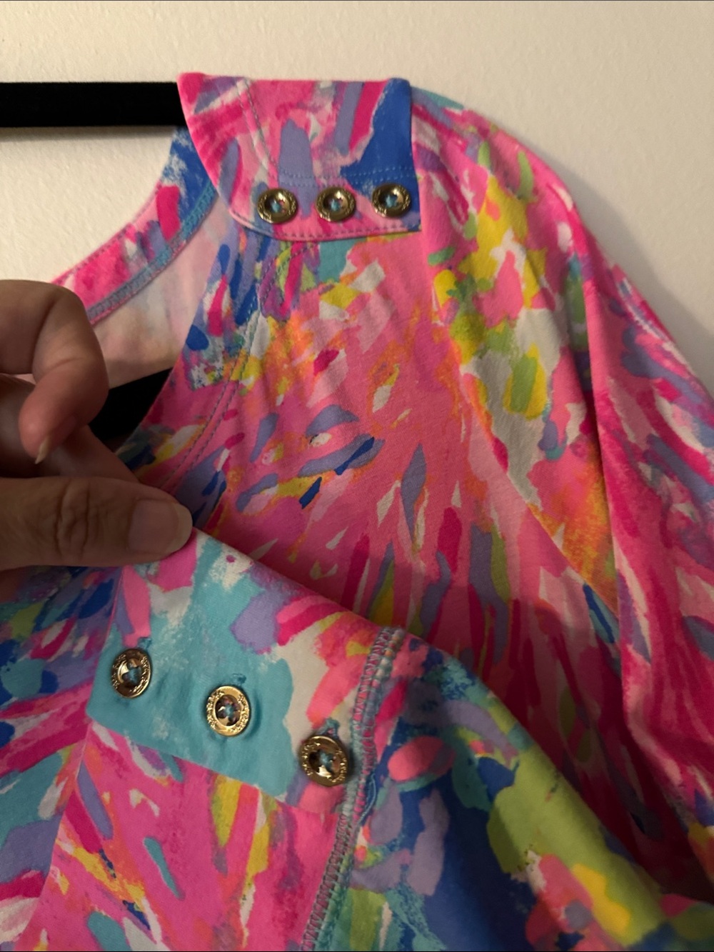 Lilly Pulitzer Pink and Blue Sophie Dress - Picture 4 of 6